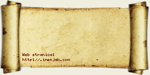 Jasmina Velinović vizit kartica